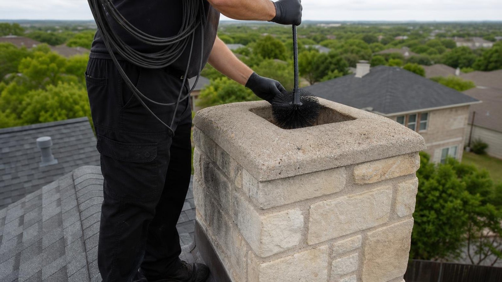 Local chimney sweep & inspection for San Antonio homes